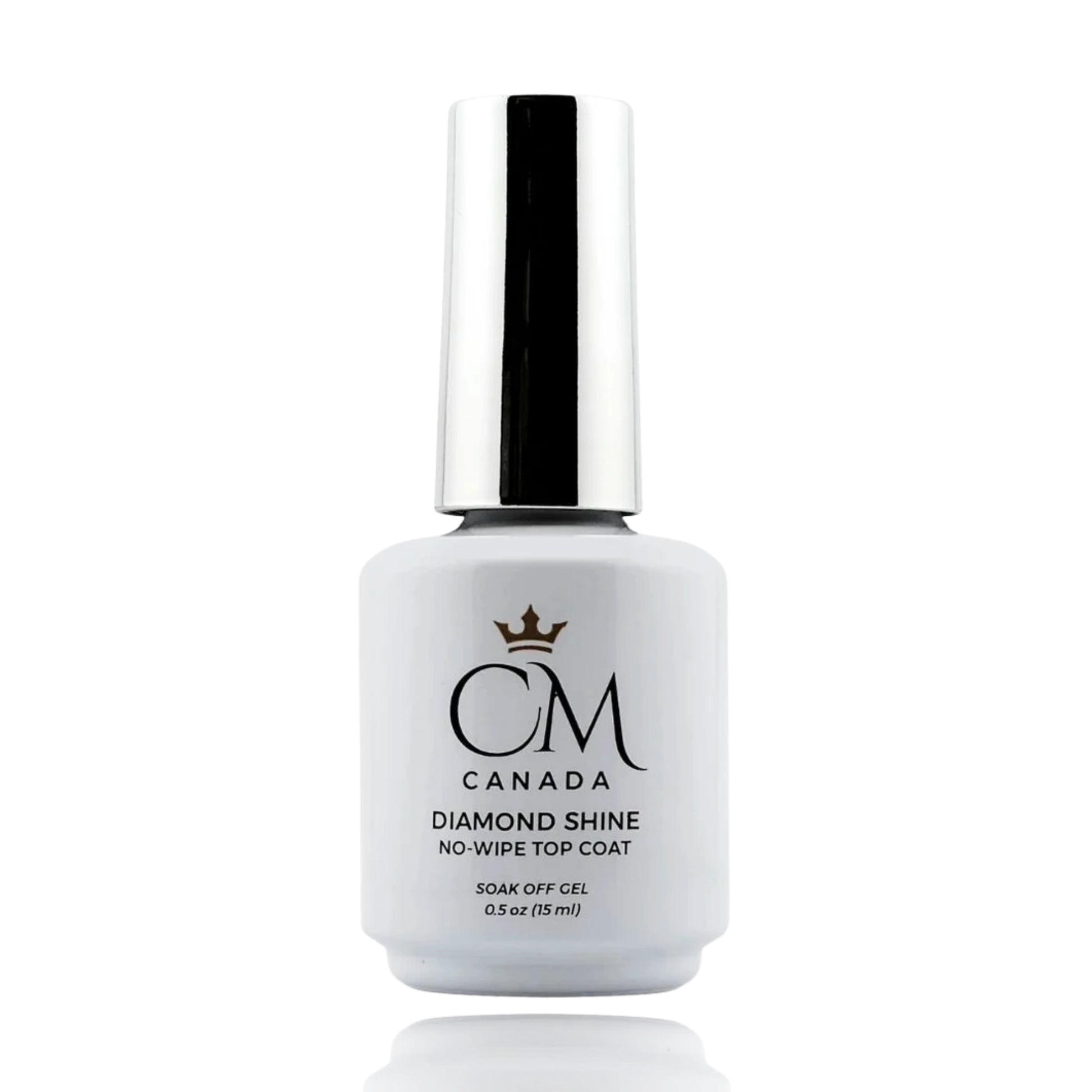 No Wipe Diamond Shine Top Gel – Glossy UV/LED Nail Finish | CM Canada - CM Nails & Beauty Supply