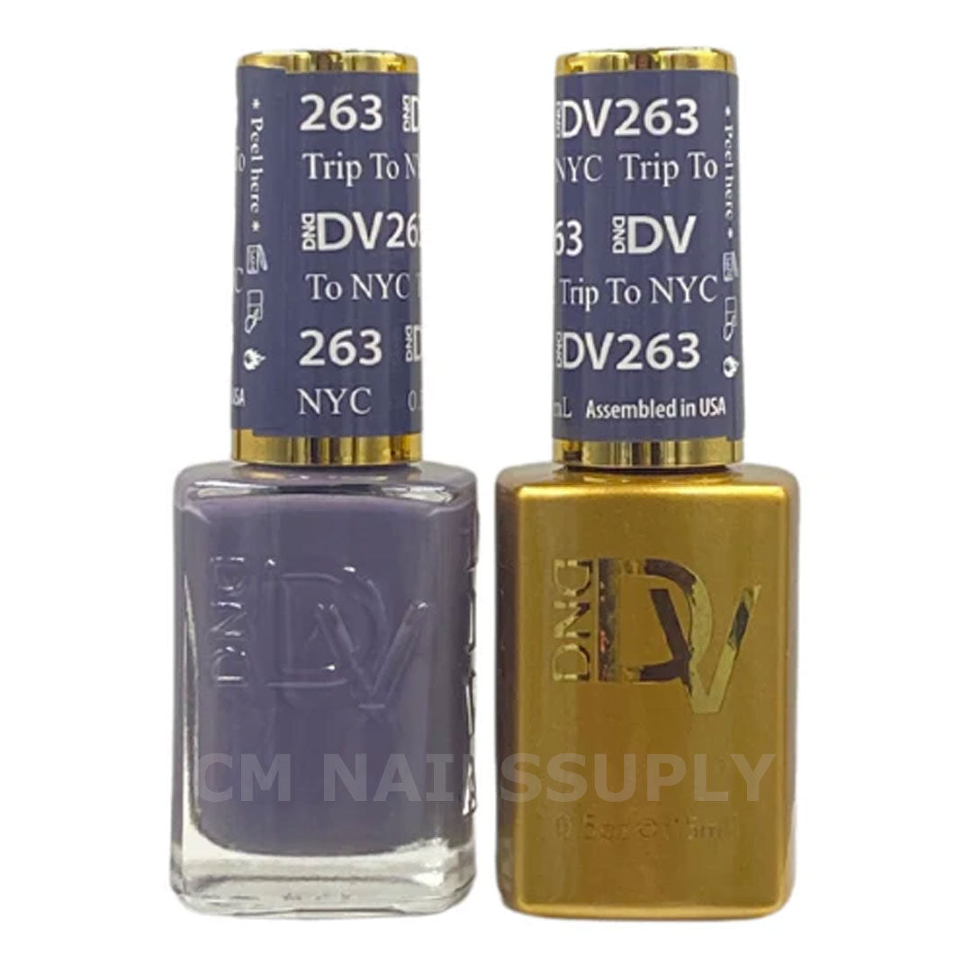 DND  Duo Gel & Lacquer Diva # 263 Trip To NYC