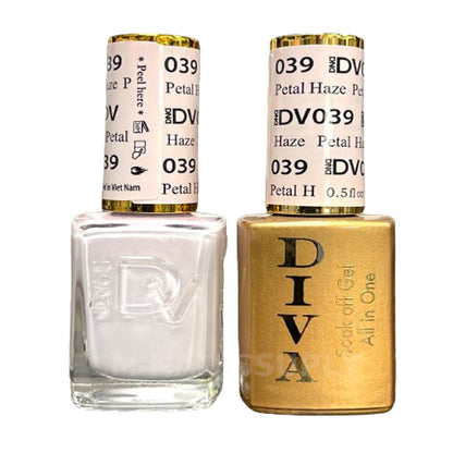 DIVA #039 Petal Haze - Diva Duo Gel & Lacquer - CM Nails & Beauty Supply