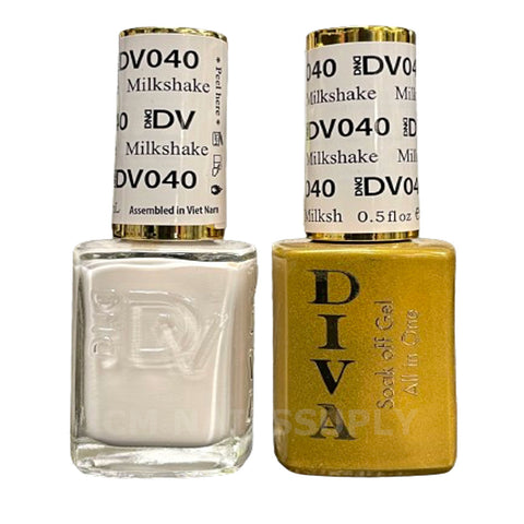 DND Duo Gel &  Lacquer Diva #040 Milkshake