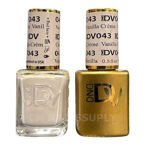 DND  Duo Gel &  Lacquer Diva #043 Vanilla Creme