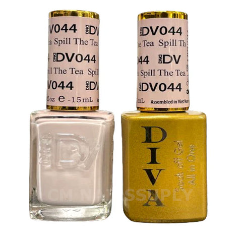 DND Duo Gel &  Lacquer Diva #044 SPILL THE TEA