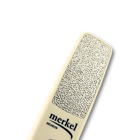 Merkel foot file on a white background