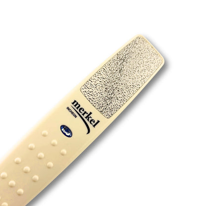 foot file with 'merkel' branding on a white background