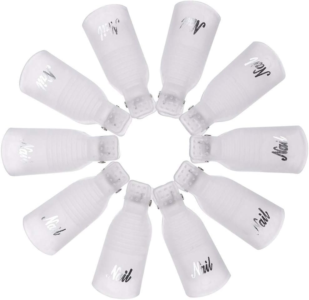 Reusable Gel Polish Remover Wrap Clips (10pcs) - CM Nails & Beauty Supply