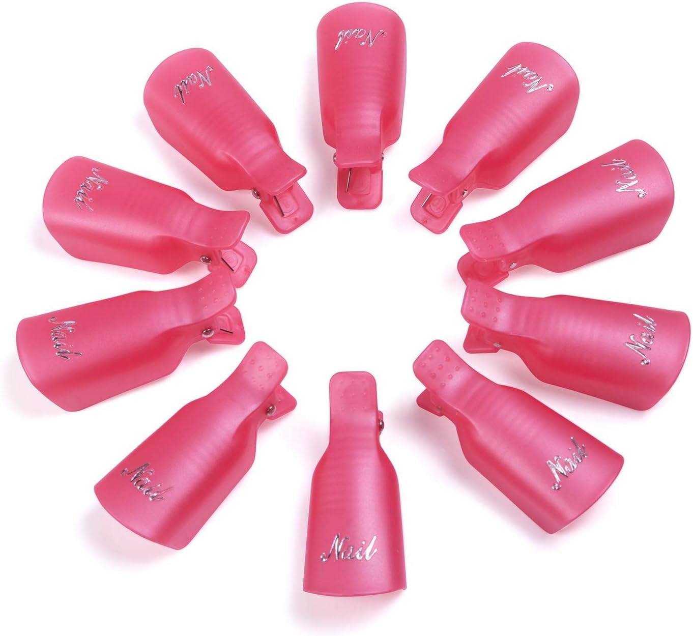 Reusable Gel Polish Remover Wrap Clips (10pcs) - CM Nails & Beauty Supply