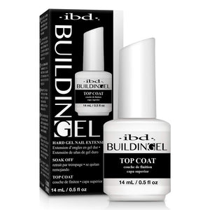 ibd | Building Gel - Top Coat (0.5 oz) | Hard Gel for Nail Extensions & Overlays - CM Nails & Beauty Supply