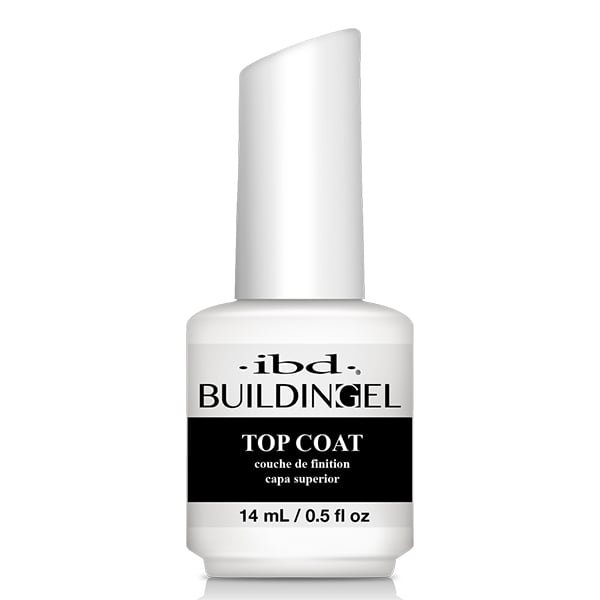 ibd | Building Gel - Top Coat (0.5 oz) | Hard Gel for Nail Extensions & Overlays - CM Nails & Beauty Supply