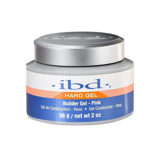 IBD pink hard gel on white background