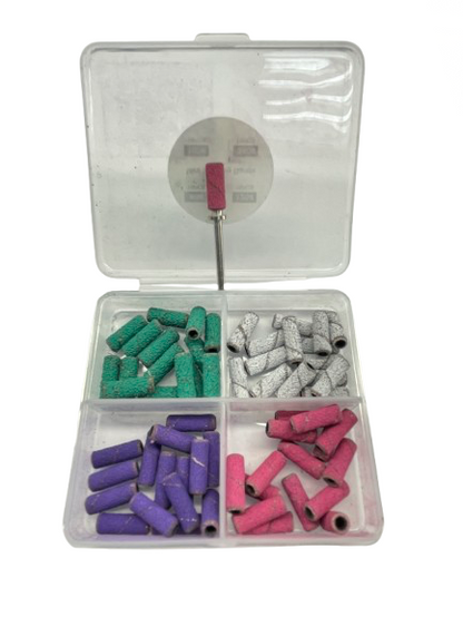 Mini Sand Band | 60 Pcs with Mini Mandrel | 30 Pcs with Mini Mandrel - CM Nails & Beauty Supply