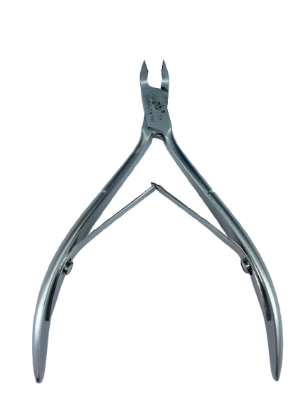 Cuticle Nipper. | MBI Stainless Steel | Size Full Jaw | Size 1/2 Jaw | Size 1/4 Jaw |.