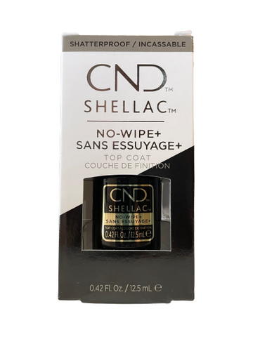 No Wipe+ Top Coat CND Shellac 0.42oz / 12.5 ml