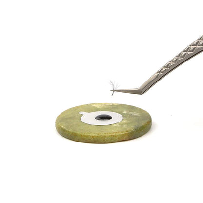 Eyelash Glue Holder Tool | Jade Stone. - CM Nails & Beauty Supply