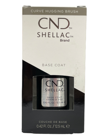 CND Shellac Base Coat – Gel Polish Base for UV/LED Cure – 0.42 oz / 12.5 mL - CM Nails & Beauty Supply