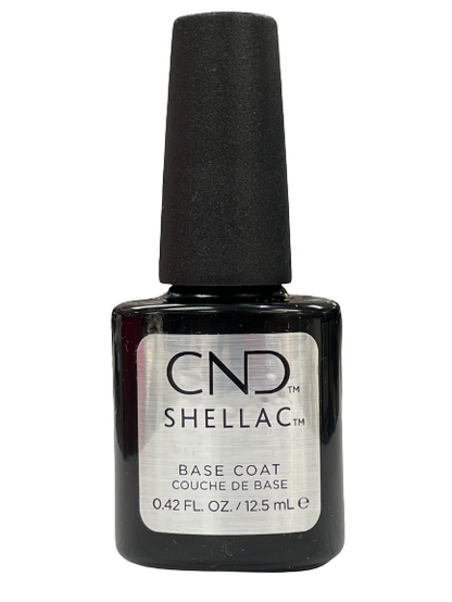 CND Shellac Base Coat – Gel Polish Base for UV/LED Cure – 0.42 oz / 12.5 mL - CM Nails & Beauty Supply