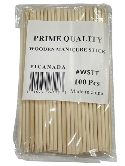 Wooden Manicure | Long Sticks | Short Stick ( Pack 100 Pcs) - CM Nails & Beauty Supply