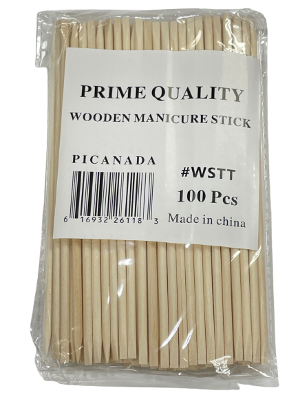 Wooden Manicure | Long Sticks | Short Stick ( Pack 100 Pcs).