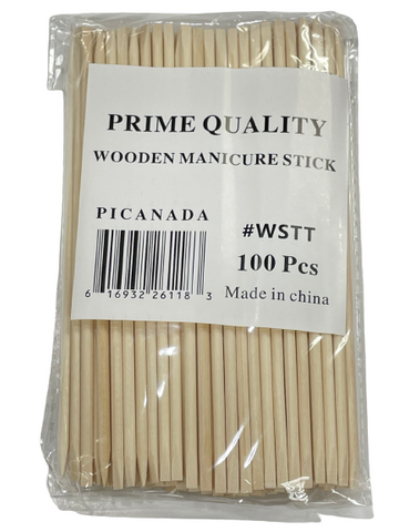 Wooden Manicure Sticks ( Pack 100 Pcs)