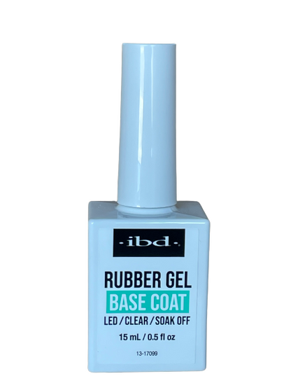 IBD Rubber Gel Base Coat Clear Soak-off 15ml / 0.5 oz - CM Nails & Beauty Supply