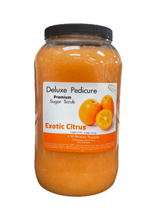 Deluxe Pedicure Sugar Scrub - Exotic Citrus - | 1 Gallon | 5 Gallons |