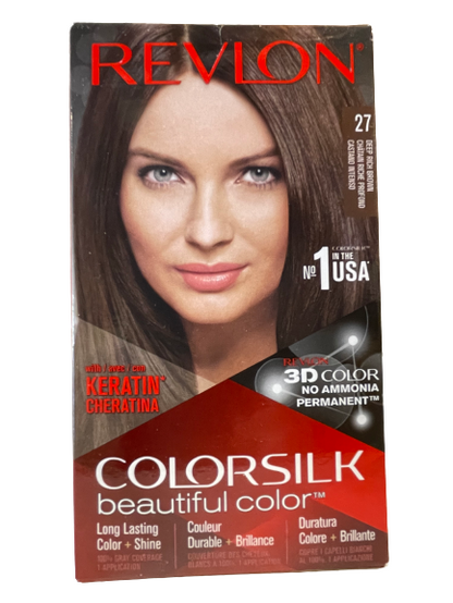 Beautiful Color | Colorsilk | 27 Deep Rich Brown | Permanent + No Ammonia - CM Nails & Beauty Supply
