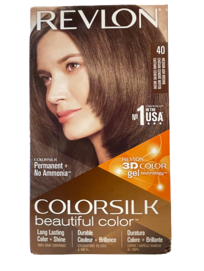 Beautiful Color | Colorsilk | 40 Medium Ash Brown | Permanent + No Ammonia - CM Nails & Beauty Supply