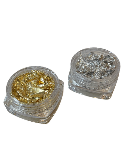 Gold | Silver Flake for Nail Art - CM Nails & Beauty Supply