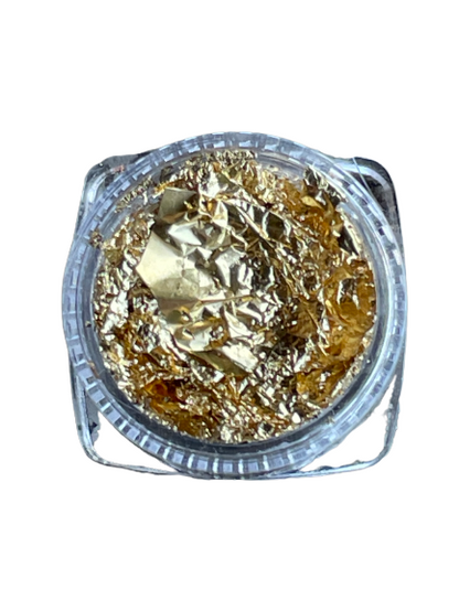 Gold | Silver Flake for Nail Art - CM Nails & Beauty Supply