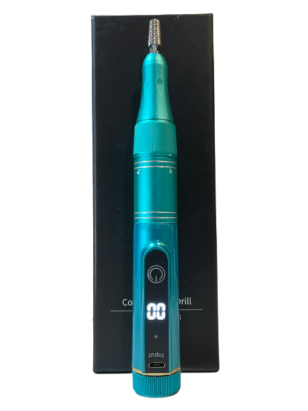 Nail Drill Machine | Pen | Rechargeable | Pink | Black | Emerald Colour | 35,000 RPM