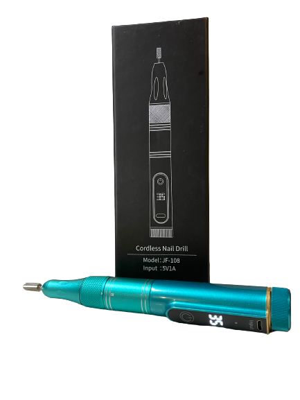 Nail Drill Machine | Pen | Rechargeable | Pink | Black | Emerald Colour | 35,000 RPM