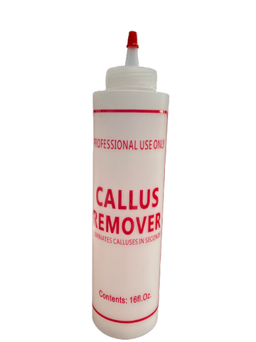 "Callus Remover" Labelled Bottle with Cap -  16 oz