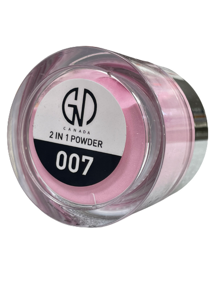 Acrylic Powder 2-in-1 GND Canada® #007 | 1 Oz - CM Nails & Beauty Supply