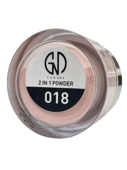 Acrylic Powder 2-in-1 GND Canada® #018 | 1 Oz - CM Nails & Beauty Supply