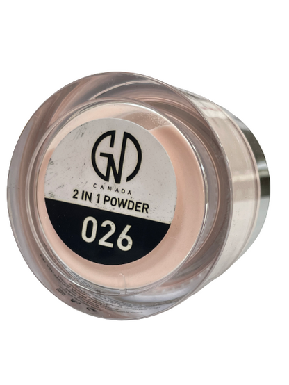 Acrylic Powder 2-in-1 GND Canada® #026 | 1 Oz - CM Nails & Beauty Supply