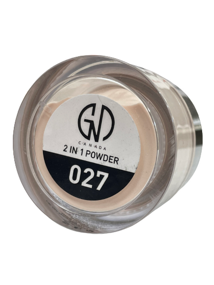 Acrylic Powder 2-in-1 GND Canada® #027 | 1 Oz - CM Nails & Beauty Supply