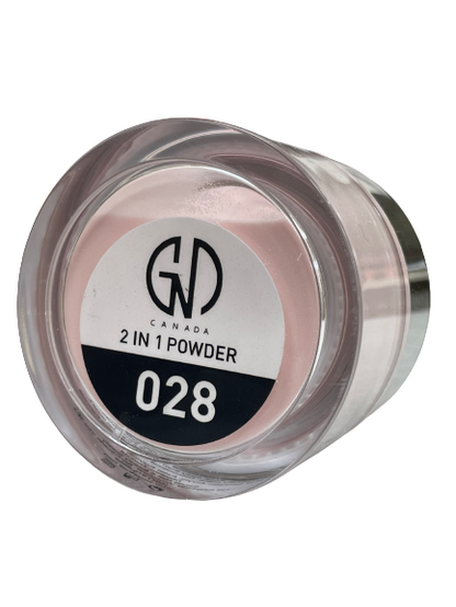 Acrylic Powder 2-in-1 GND Canada® #028 | 1 Oz - CM Nails & Beauty Supply