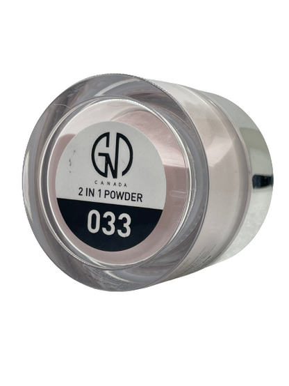 Acrylic Powder 2-in-1 GND Canada® #033 | 1 Oz - CM Nails & Beauty Supply