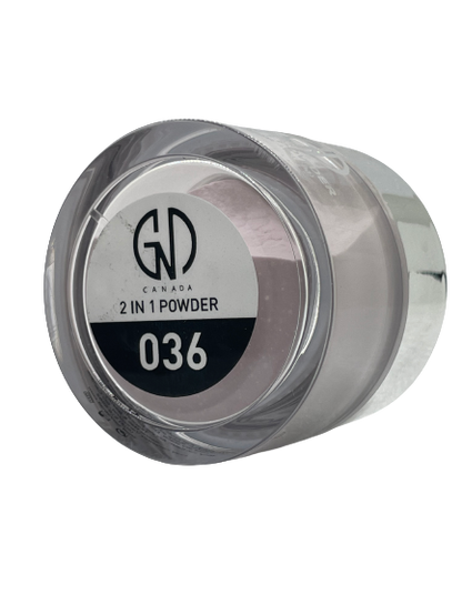 Acrylic Powder 2-in-1 GND Canada® #036 | 1 Oz - CM Nails & Beauty Supply