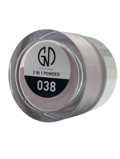 Acrylic Powder 2-in-1 GND Canada® #038 | 1 Oz - CM Nails & Beauty Supply