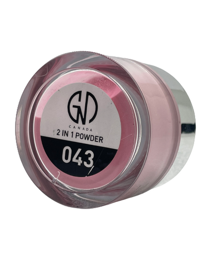 Acrylic Powder 2-in-1 GND Canada® #043 | 1 Oz - CM Nails & Beauty Supply