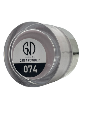 Acrylic Powder 2-in-1 GND Canada® #074 | 1 Oz - CM Nails & Beauty Supply