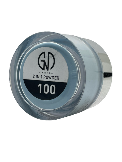 Acrylic Powder 2-in-1 GND Canada® #100 | 1 Oz - CM Nails & Beauty Supply