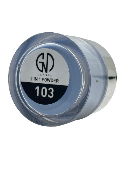 Acrylic Powder 2-in-1 GND Canada® #103 | 1 Oz - CM Nails & Beauty Supply