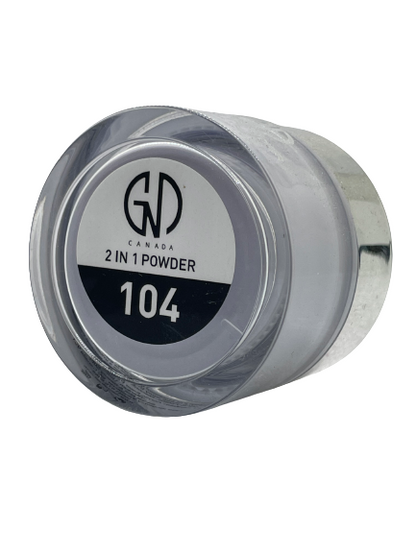 Acrylic Powder 2-in-1 GND Canada® #104 | 1 Oz - CM Nails & Beauty Supply
