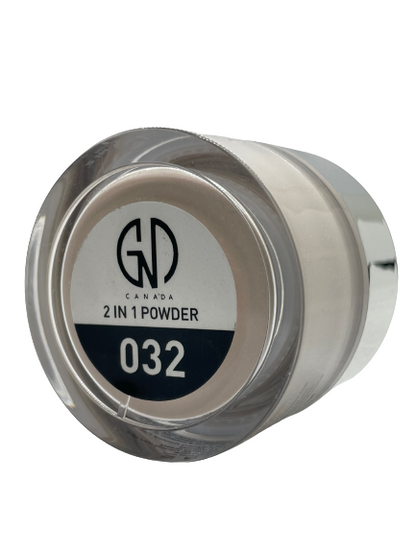 Acrylic Powder 2-in-1 GND Canada® #032 | 1 Oz - CM Nails & Beauty Supply