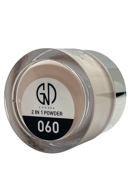 Acrylic Powder 2-in-1 GND Canada® #060 | 1 Oz - CM Nails & Beauty Supply