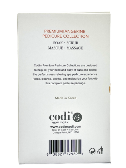 Codi 4 In 1 Pedicure Kit | Tangerine - CM Nails & Beauty Supply