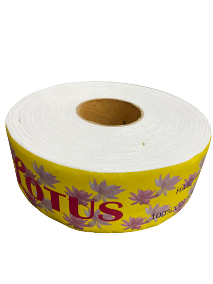 Lotus Natural Waxing Muslin Roll | Wax Strips - 3" x 100 yards - CM Nails & Beauty Supply