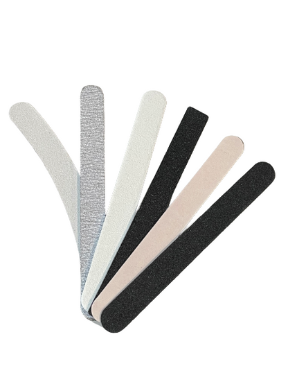 Nail File | Jumbo | Nail & Art File | Mini | Zebra | White l Black | 80/80 | 80/100 | 100/100| 120/120 | 150/150 - CM Nails & Beauty Supply
