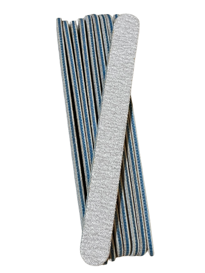 Nail File | Jumbo | Nail & Art File | Mini | Zebra | White l Black | 80/80 | 80/100 | 100/100| 120/120 | 150/150 - CM Nails & Beauty Supply